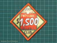 2009 Scout Popcorn $1,500 Club
